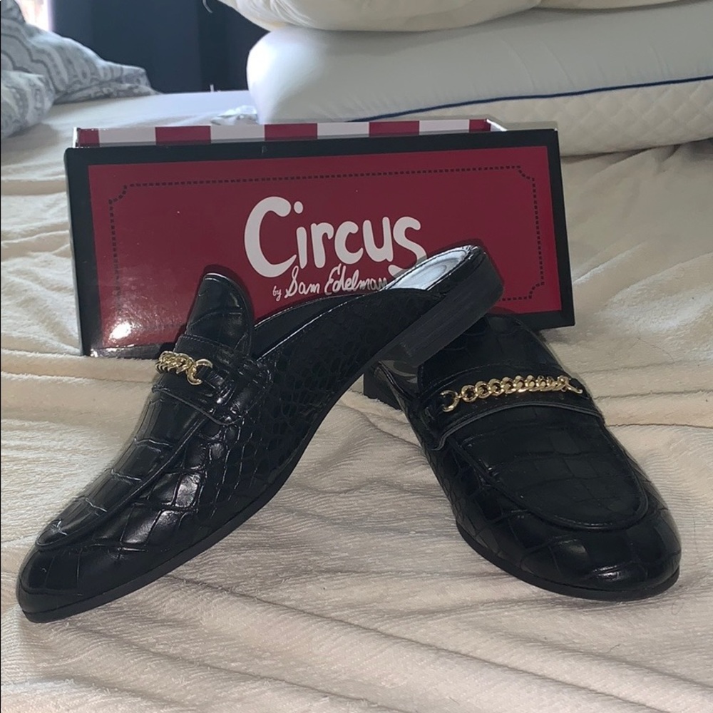 Sam Edelman Black Mules